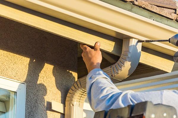 the cost for gutter installation can vary depending on the size of the project, but we can provide a free estimate